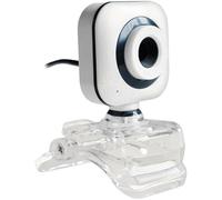 Trade Shop - WEBCAM CON MICROFONO HD 640 X 480 USB VIDEOCAMERA SMART WORKING -