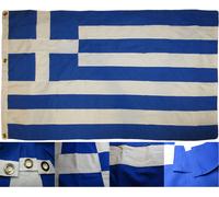 Trade Winds Bandiera Funerale Grecia Cassa 5FT X 9.5FT in Cotone 100%