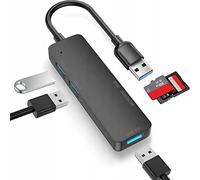 Tradebit - Branch Hub USB 3.0 I 1 porta USB 3.0 I 2 porte USB 2.0 I 1 scheda Micro SD I in alluminio di alta qualità I Dimensioni compatte I Funziona con tutti i computer portatili e computer