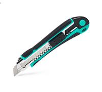 TRADEFORCE - CUTTER 18MM CORPO IN ACCIAIO INOX E PLASTICA PROFESSIONALE