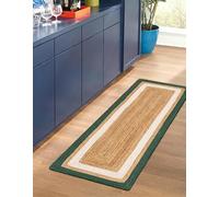 Trademoon 2.6x14 Ft Verde & Bianco con Beige Boho Camera da Letto Area