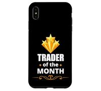 Trader of the month stock market investment humor Custodia per iPhone XS Max