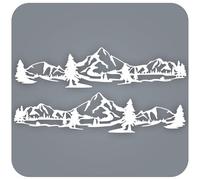 tradercat Adesivi per auto, camper, 2 pezzi, per campeggio, furgone, roulotte, auto, in vinile, per tutte le superfici lisce, adesivi per auto con istruzioni illustrate (bianco)