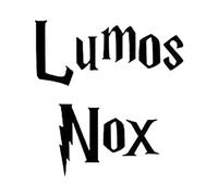 tradercat Adesivo per interruttore della luce Lumos e Nox, pellicola nera, 15 x 0,1 x 14 cm, decorazione per interruttore autoadesivo