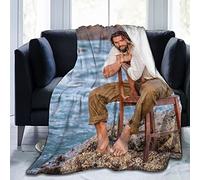 TradesForU Coperta in flanella ultra morbida e soffice per Jason Momoa, coperta in flanella leggera e lanosa per aria condizionata, coperta estiva per divano, 40 x 50 pollici