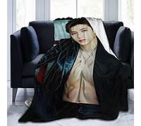 TradesForU Stray Kids Bangchan Coperta ultra morbida in micropile, coperta decorativa regalo per decorare casa, divano, ufficio, dormitorio, letto, auto, campeggio, divano, tutte le stagioni