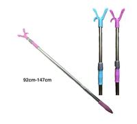 MANICO ASTA BASTONE APPENDIABITI PER ARMADIO APPENDI ABITI VESTITI 92-147CM