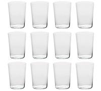 Tradineur - Confezione da 12 Bicchieri Modello Zero - 50 cl - Realizzato in Vetro Resistente - Lavabile in Lavastoviglie - 12 Pcs Totale