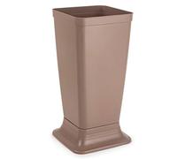 Tradineur Portaombrelli in plastica quadrata modello Wet, design moderno, portaombrelli, decorazione, made in Spagna, 51,5 x 26 x 26 cm