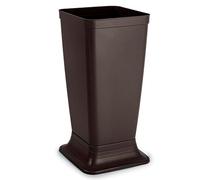 Tradineur Portaombrelli in plastica quadrato Wet, design moderno, portaombrelli, decorazione, made in Spagna, 51,5 x 26 x 26 cm