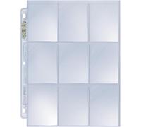 Trading Card A4 Sleeves - 25 Ultra Pro 9 Pocket Platinum Pages MTG/Pokemon.
