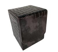 Trading Card Deck TCG Con Chiusura A Calamita Porta Carte Deck Box Nero