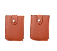 Trading Holder Album 2023 Pull Out Multi Slot Card Holder 2pcsPull Out Card Holder Piccolo Portafoglio con Pull Out Porta Carte di Credito Impilabile in Pelle RFID Blocco Porta Carte di Banca, Rosso