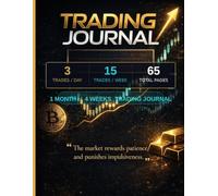 Trading Journal: Daily Trade Log, Weekly & Monthly Review Tracker for Forex, Stocks & Crypto Traders | Dark Edition
