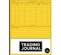 Trading Journal: Stocks, Forex, Options and Crypto Trading Log Book for Organised Traders | Record up to 1000 Trades.