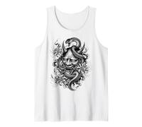 Tradionale Giapponese Irezumi Hannya Maschera con Serpente Canotta