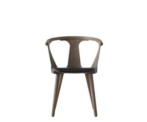 &Tradition In Between SK2 Sedia da Pranzo Rovere affumicato/Pelle Nero