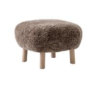 &Tradition Little Petra ATD1 Pouf Shearling Sahara/Rovere Oliato
