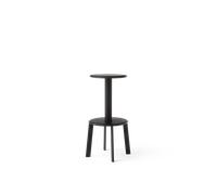 &Tradition Massif AV40 Sgabello da Bar Rovere Tinto Scuro/ Nero Caldo