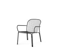 &Tradition Poltrona da Esterno Thorvald con Braccioli SC101 Nero Caldo