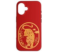 Traditional Art Chinese New Year 2022 Year of the Tiger Custodia per iPhone 16