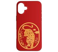 Traditional Art Chinese New Year 2022 Year of the Tiger Custodia per iPhone 16 Plus