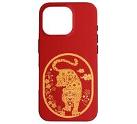 Traditional Art Chinese New Year 2022 Year of the Tiger Custodia per iPhone 16 Pro