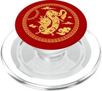 Traditional Art Chinese New Year 2024 Year of the Dragon PopSockets PopGrip per MagSafe