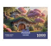 Traditional Chinese Architecture 1000 Pezzi Cartone Robusto Puzzle Fairy Tale Landscape Sfida Unica Gioco Per Famiglie Puzzle Decorazioni Per La Casa 52x38cm/1000pcs