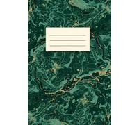 Traditional Composition Notebook with Green Marble Cover: Ideal for School Notes, Homework, and Classwork