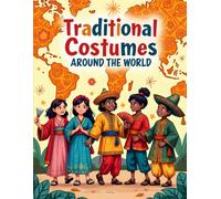 Traditional Costumes Around the World: Coloring Book for age 7-15 years