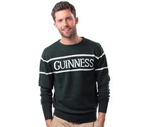 Guinness Traditional Craft Maglia da Uomo con Collo Rotondo, Verde, XL