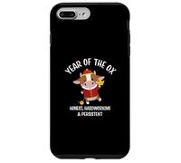Traditional Happy Chinese New Year 2021 Year of the Ox Custodia per iPhone 7 Plus/8 Plus