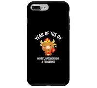 Traditional Happy Chinese New Year 2021 Year of the Ox Custodia per iPhone 7 Plus/8 Plus