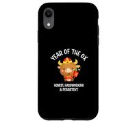 Traditional Happy Chinese New Year 2021 Year of the Ox Custodia per iPhone XR