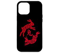 Traditional Happy Chinese New Year 2023 Year of the Rabbit Custodia per iPhone 12 Pro Max