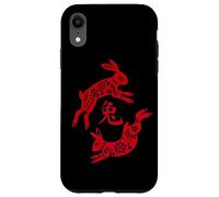 Traditional Happy Chinese New Year 2023 Year of the Rabbit Custodia per iPhone XR