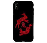 Traditional Happy Chinese New Year 2023 Year of the Rabbit Custodia per iPhone XS Max