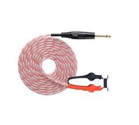 Traditional Tattoo Machine Power Cord, Semi-Transparent Outer Sheath with Pure Copper Connecting Wire Coil Machine Tattoo Outlining Needle