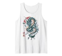 Tradizionale Arte Giapponese Dragon Camicia Giapponese Canotta