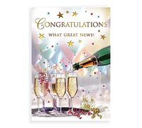 Tradizionale biglietto di congratulazioni - 23 x 15 cm - Regal Publishing