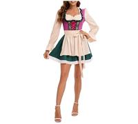 Tradizionale Dirndl Donna - Abito Tradizionale Bavarese Moderno Costume Tradizionale Bavarese Costume da Birra Elegante Abito Bavarese Festa Octoberfest e Vestiti Abito Costume Carnevale Sexy