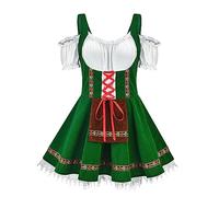 Tradizionale Dirndl Donna Vestito Grembiule retrò Costume Bavarese Abiti Lunghi Sexy Beer Bavarian Women's Dress Elegante E Perfetto