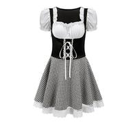 Tradizionale Dirndl Donna Vestito Medievale Vestiti Oktoberfest Gonna Moda Camicetta, Grembiule Beer Bavarian Women's Dress Bavarese