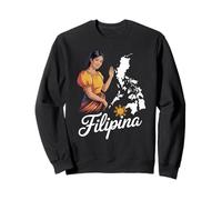 Tradizionale Filippina Pride Woman Costume Heritage Culture Felpa