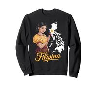 Tradizionale Filippina Pride Woman Costume Heritage Culture Felpa