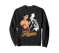 Tradizionale Filippina Pride Woman Costume Heritage Culture Felpa