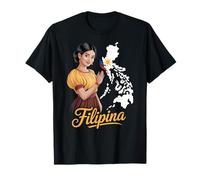 Tradizionale Filippina Pride Woman Costume Heritage Culture Maglietta