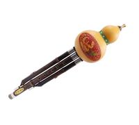 Tradizionale Hulusi Bb Tune/C Tune Cucurbit Flauto Principiante Strumento Musicale Da Gioco Professionale Professionale Hulusi (Color : C Tune)