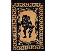 Tradizionale Jaipur posizioni Kamasutra parete poster, poster indiano, Boemia appeso a parete, decorazioni hippie dormitorio, gypsy Wall Art, size 76,2 x 101,6 cm Good Luck poster